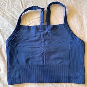 All in motion blue sports bra/crop top. XXL